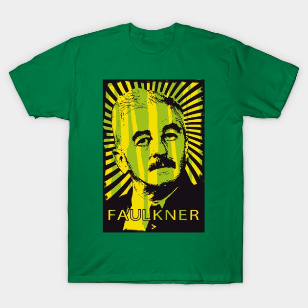 William Faulkner - As Wide as Mississippi T-Shirt by Exile Kings 